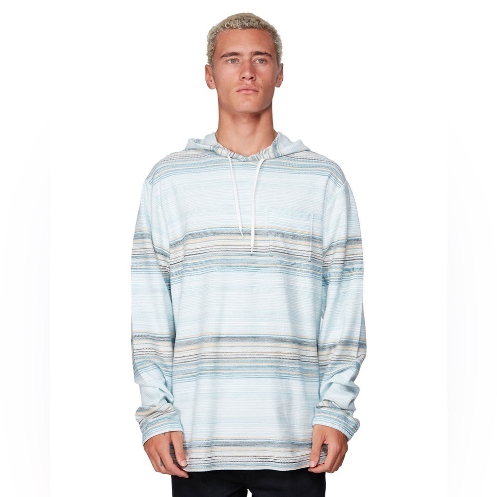 Billabong Men’s Flecker Hombre Pullover Hoodie – Jacquard Knit Surf Style